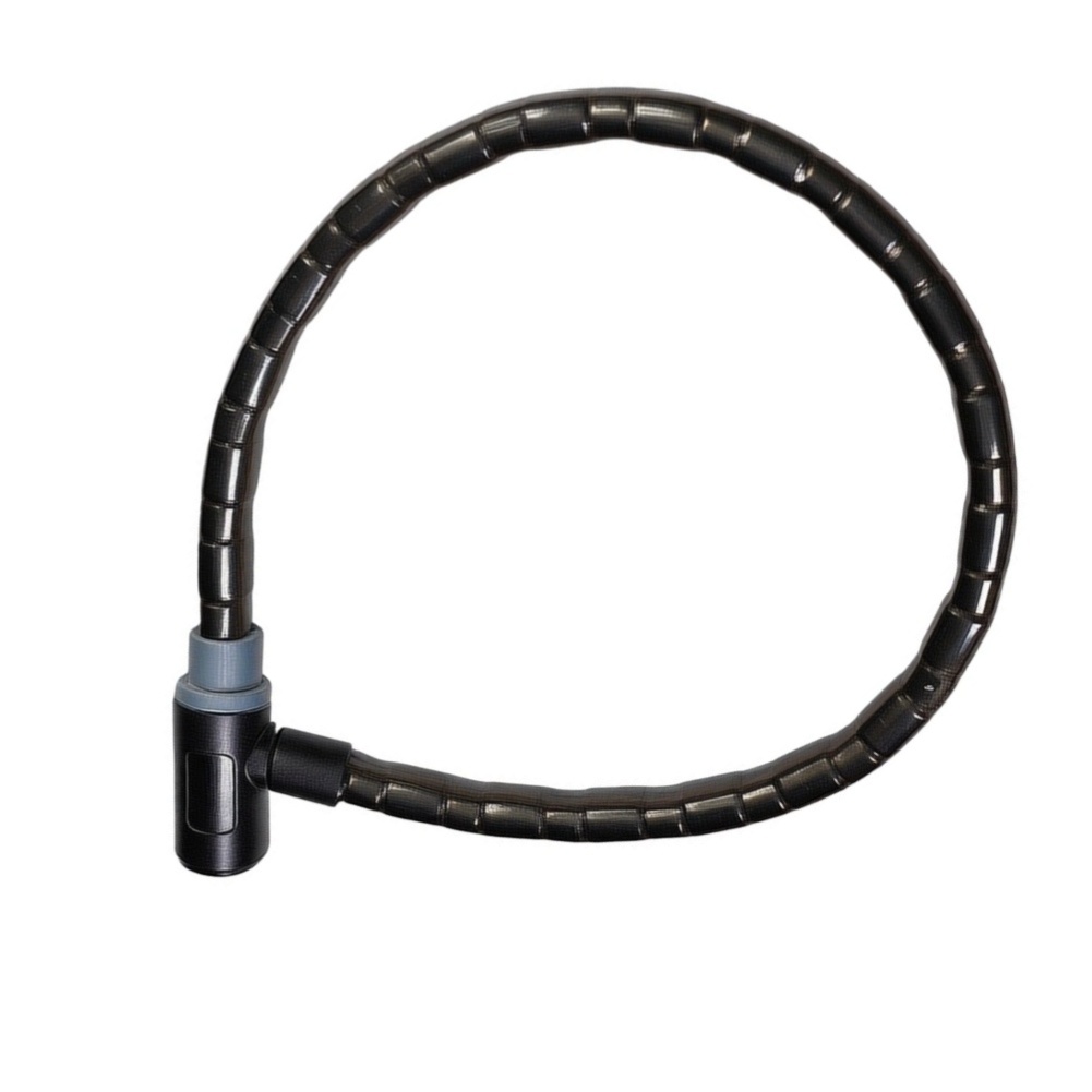 Cable Lock Flexible - สำหรับการจอดจักรยานกลางแจ้งในชีวิตประจำวัน สายล็อคจักรยานทนต่อสภาพอากาศ ความยาว 100 ซม. ยืดหยุ่นได้