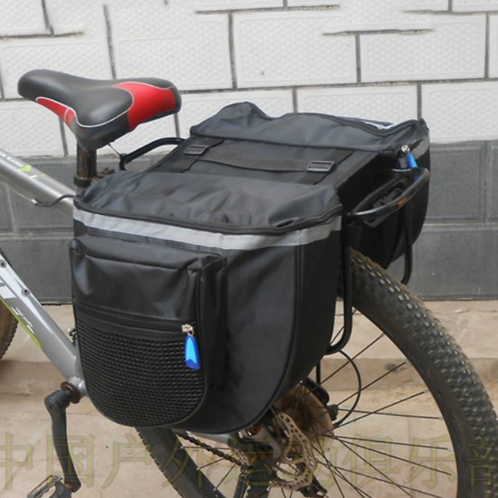 Panniers Waterproof Rear - กระเป๋าจักรยานแบบกันน้ำสองใบ สำหรับติดตั้งท้ายเบาะจักรยาน ใช้สำหรับเก็บของพกพาสำหรับกิจกรรมกลางแจ้ง