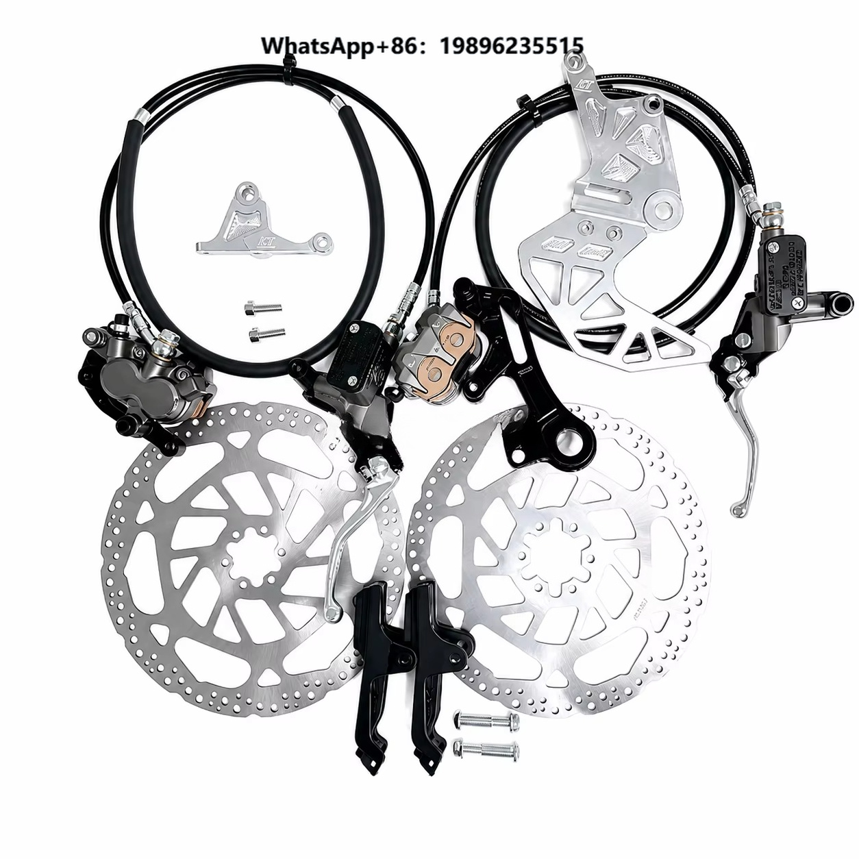 Bike Light Front Rear - ชุดดิสก์เบรกไฮดรอลิกเสริมแรงหน้า-หลังสำหรับรถมอเตอร์ไซค์วิบาก รุ่น Light Bee Ultra Bee