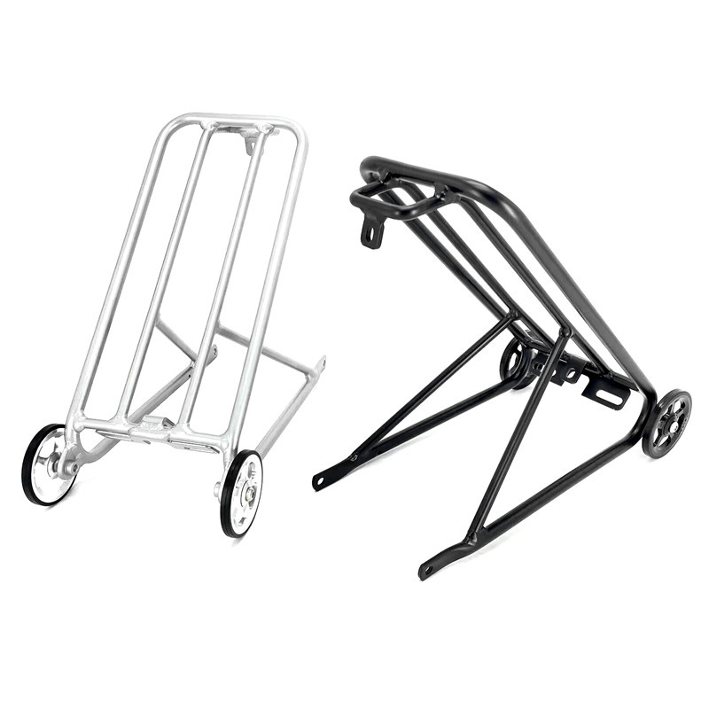 Cargo Rack Aluminum - ที่เก็บกระเป๋าเดินทางบนหลังคารถจักรยานสำหรับ Brompton แร็คท้ายจักรยานพับได้อะลูมินัมอัลลอยแร็คเก็บสัมภาระแบบมาตรฐาน