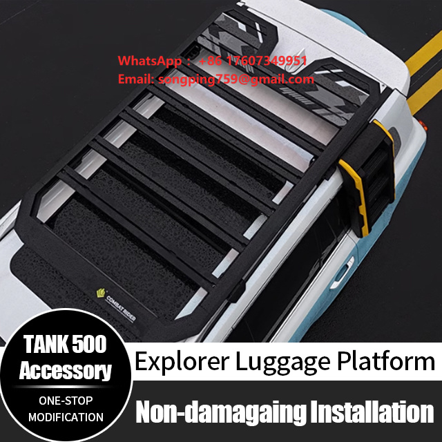 Cargo Rack Aluminum - อุปกรณ์เสริมรถยนต์ แร็คหลังคาอลูมิเนียมสำหรับบรรทุกสัมภาระ สำหรับ GWM Tank 500