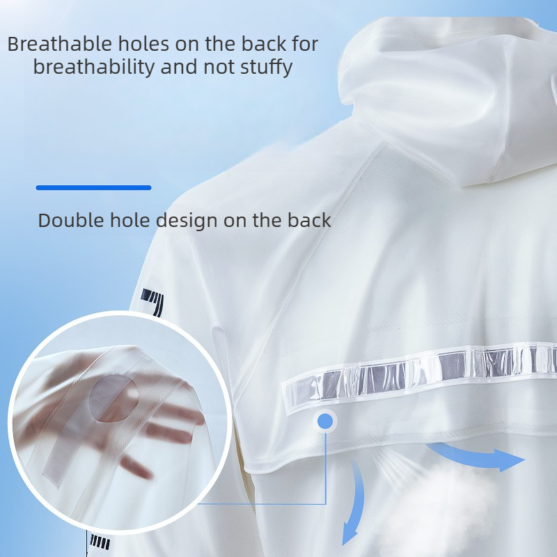 ชุดกันฝนสำหรับมอเตอร์ไซค์แบบสอ - Cycling Commute Jacket บทวิจารณ์และราคา