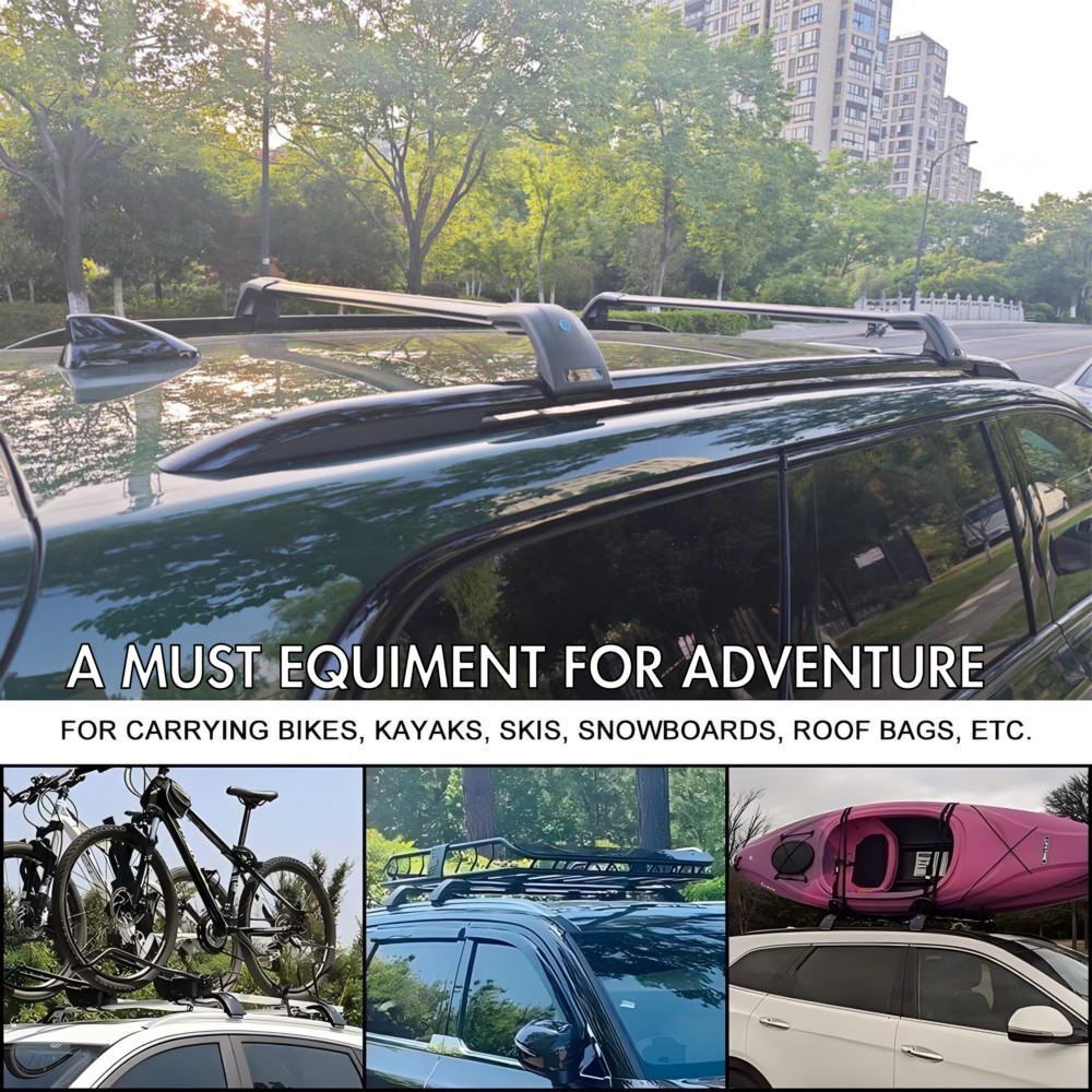 2 ชิ้น คานขวางปรับระดับได้ สำห - Cargo Rack Aluminum บทวิจารณ์และราคา