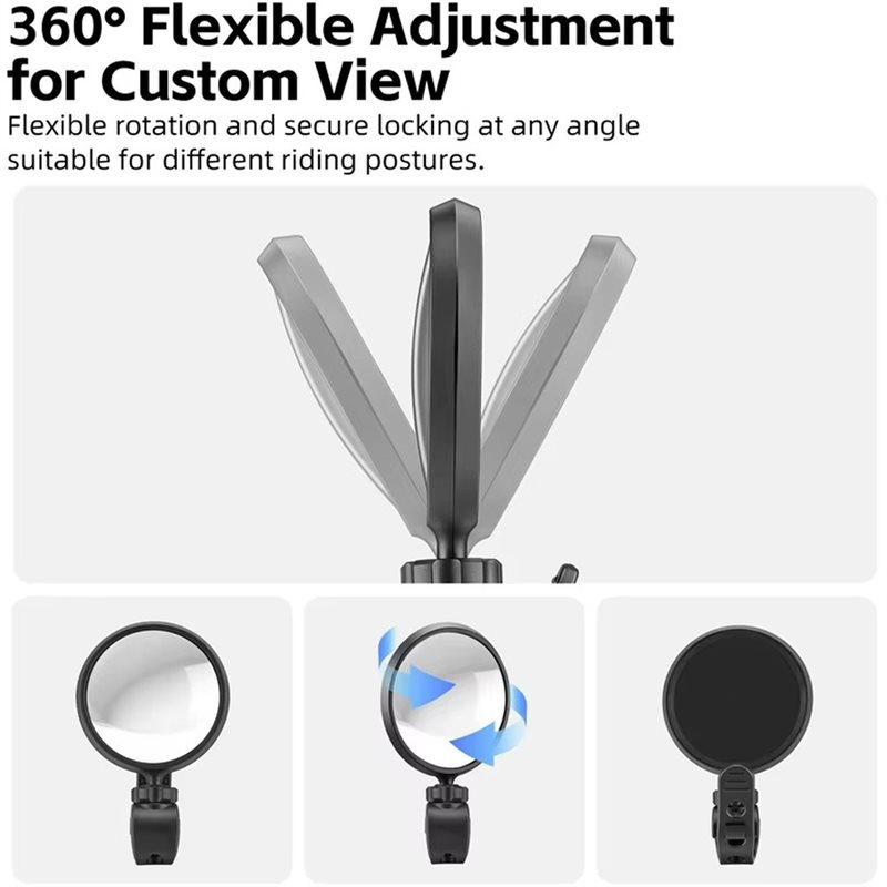 กระจกมองหลังจักรยาน HOTB72A HD - Mirror Handlebar Convex บทวิจารณ์และราคา