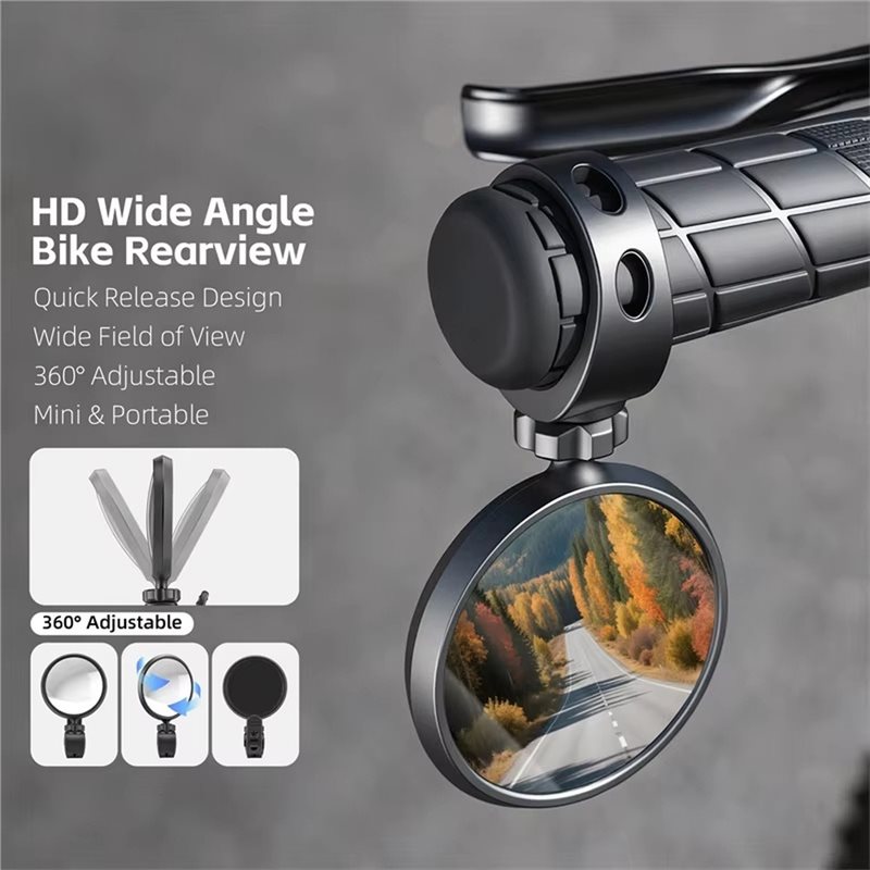 กระจกมองหลังจักรยาน HOTB72A HD - Mirror Handlebar Convex บทวิจารณ์และราคา