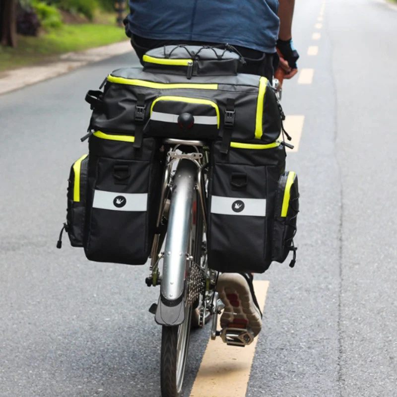 60L 3 In 1 Mountain Road จักรย - Panniers Waterproof Rear บทวิจารณ์และราคา