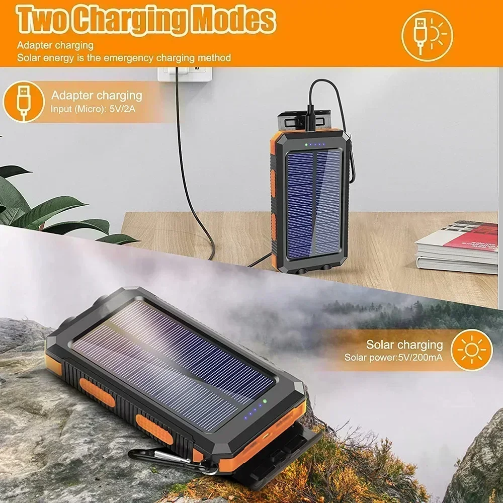 Lenovo 50000mAh Solar Power Ba - Usb Charger Dynamo บทวิจารณ์และราคา