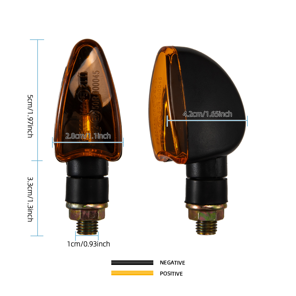 หลอดไฟสัญญาณเลี้ยวสีเหลืองอำพั - Bike Light Front Rear บทวิจารณ์และราคา