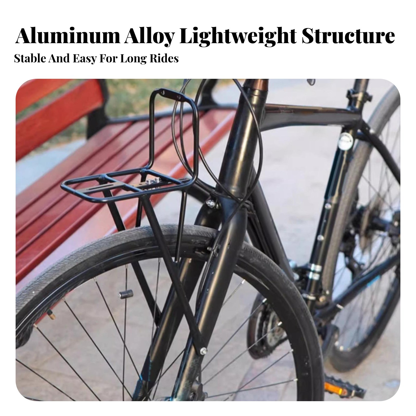 แร็คใส่สัมภาระด้านหน้าจักรยาน  - Cargo Rack Aluminum บทวิจารณ์และราคา