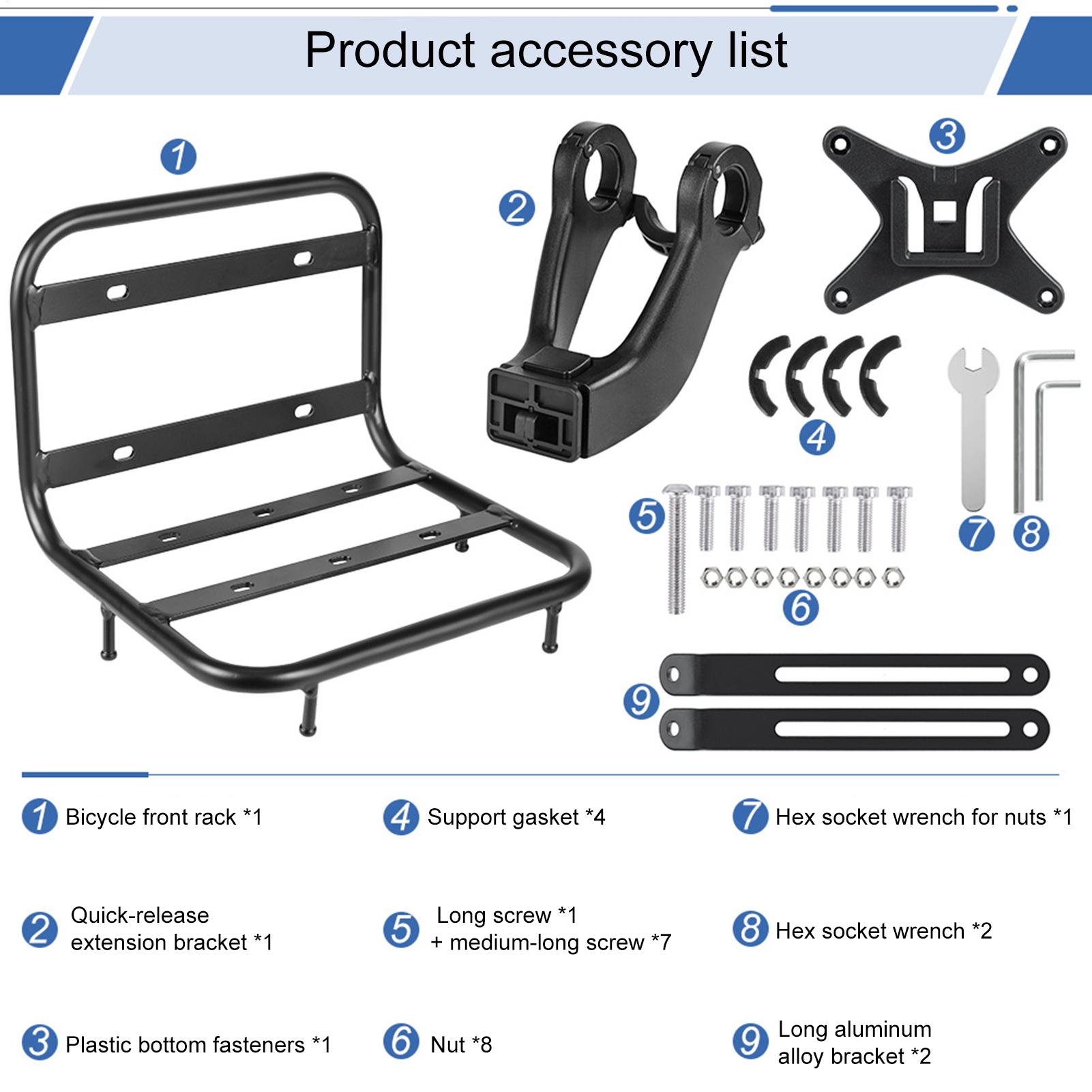 แร็คจักรยานด้านหน้าแบบปลดเร็ว  - Cargo Rack Aluminum บทวิจารณ์และราคา