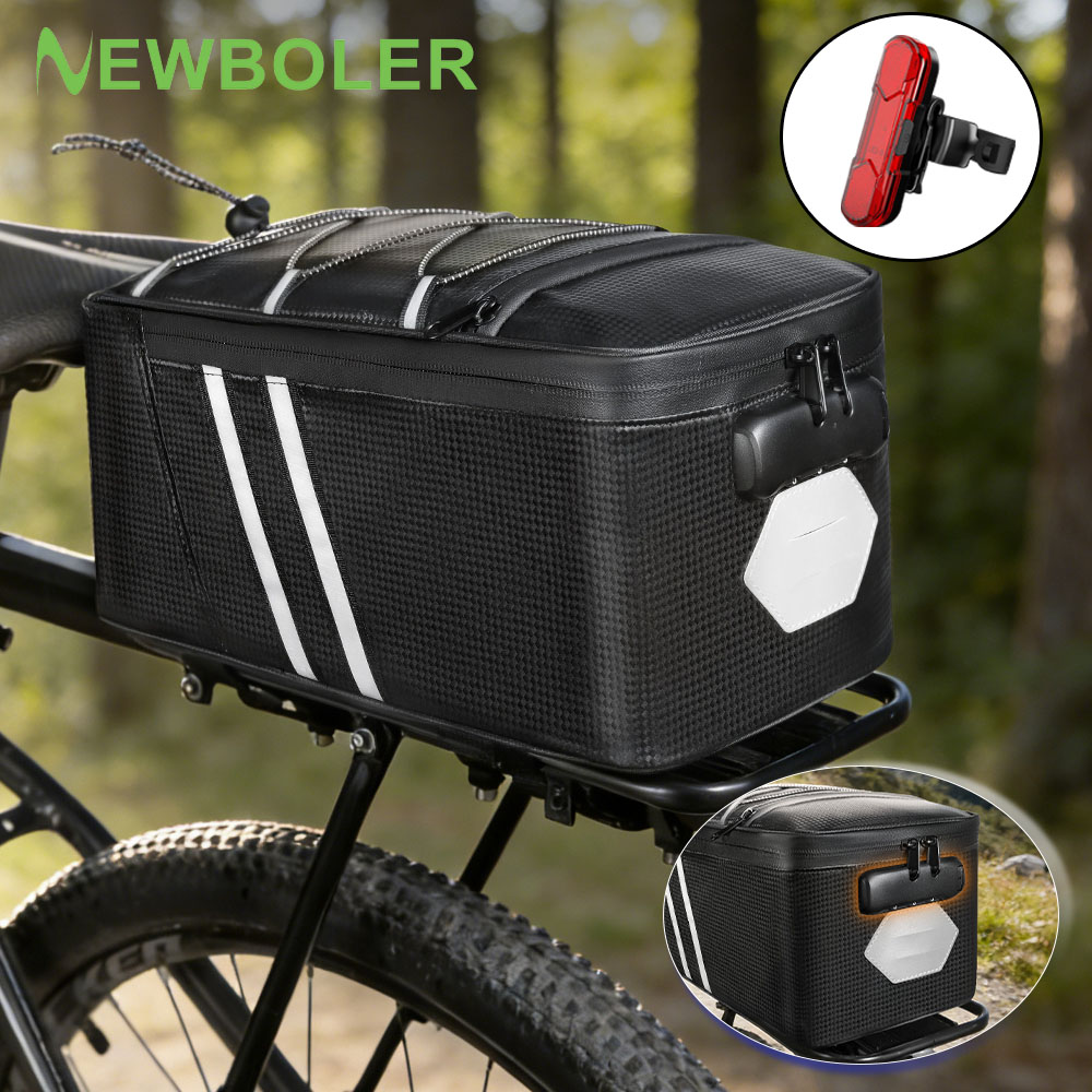 กระเป๋าติดท้ายจักรยานแบบมีรหัส - Panniers Waterproof Rear บทวิจารณ์และราคา
