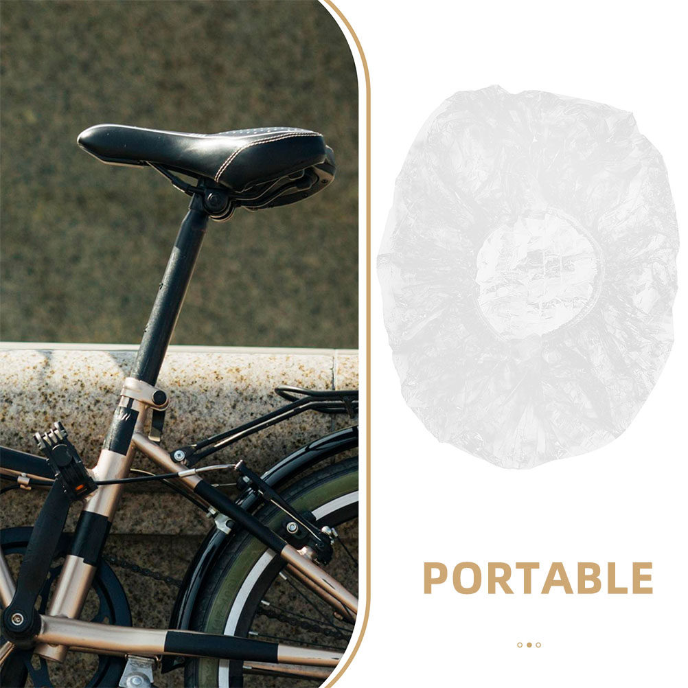 100 ชิ้น ผ้าคลุมเบาะกันน้ำแบบส - Cycling Commute In Rain บทวิจารณ์และราคา