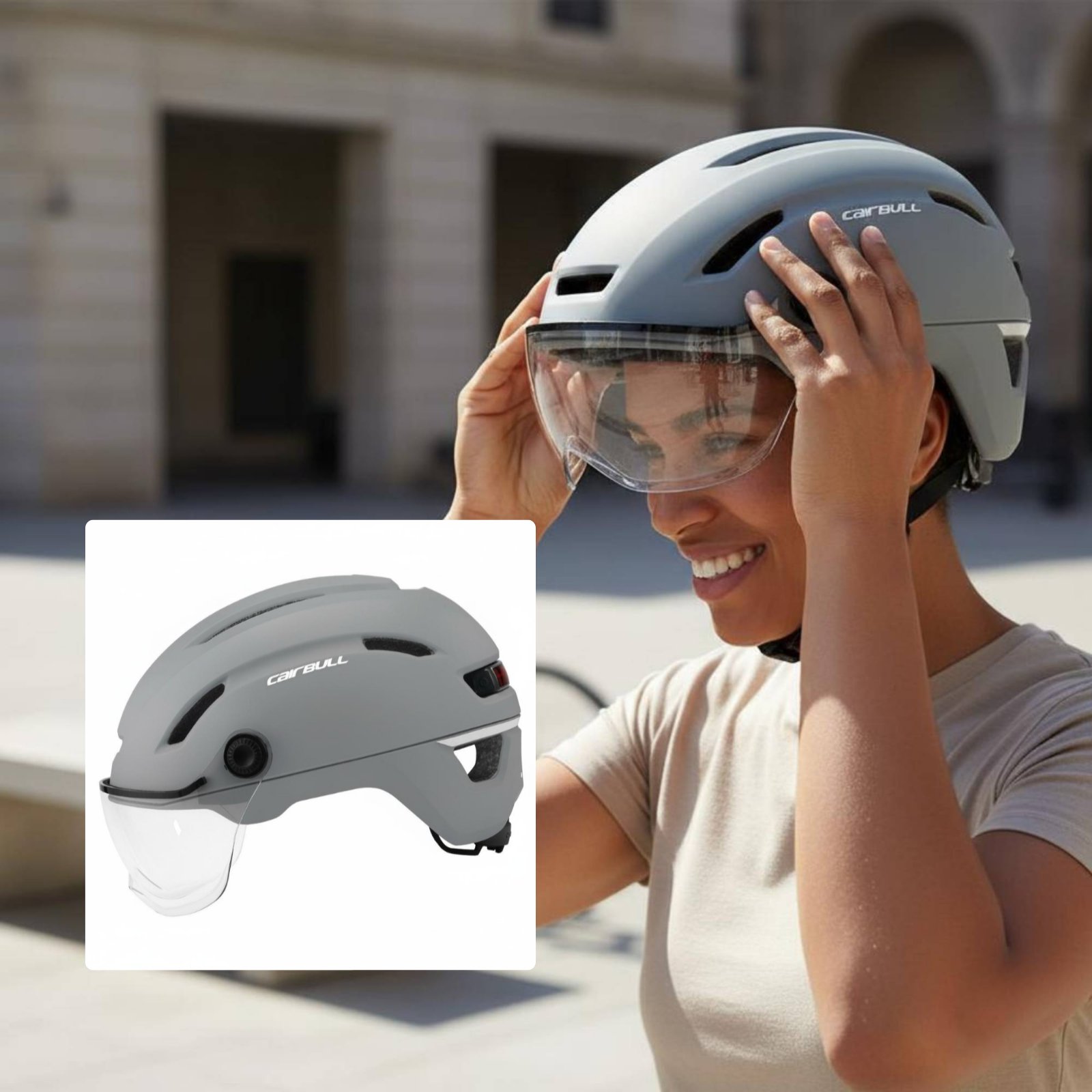 หมวกกันน็อคสำหรับจักรยานไฟฟ้า  - Cycling In City บทวิจารณ์และราคา