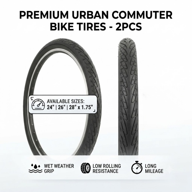 ยางจักรยาน 2 ชิ้น ขนาด 24 26 2 - Cycling In City บทวิจารณ์และราคา