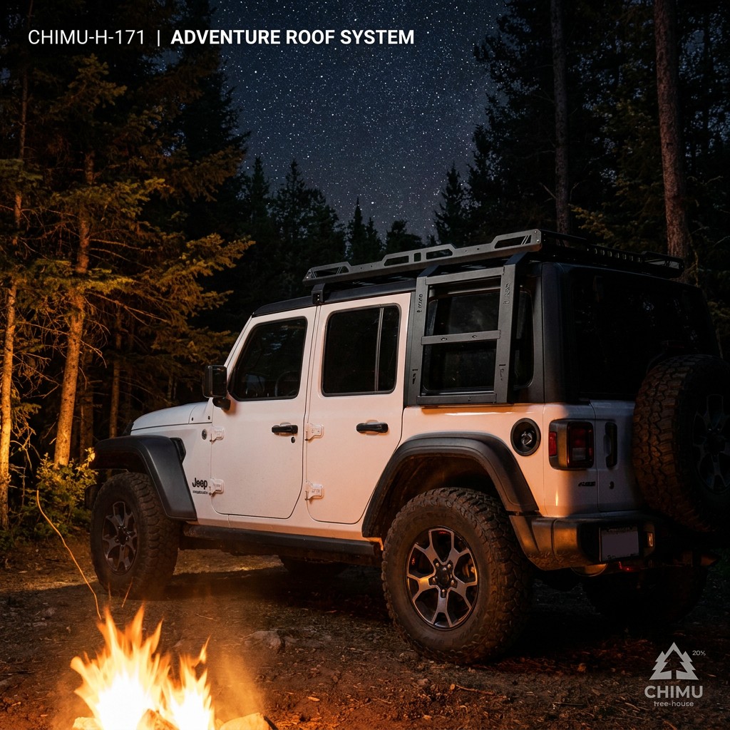 【CHIMU HOME】 สำหรับ Wrangler J - Cargo Rack Aluminum บทวิจารณ์และราคา