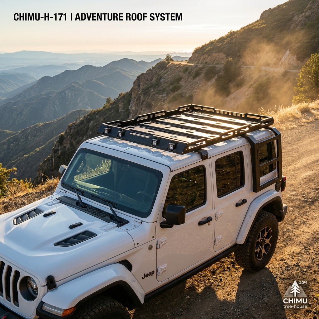 【CHIMU HOME】 สำหรับ Wrangler J - Cargo Rack Aluminum บทวิจารณ์และราคา