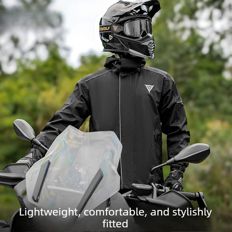 ชุดกันฝนสำหรับมอเตอร์ไซค์ เสื้ - Cycling Commute Jacket บทวิจารณ์และราคา
