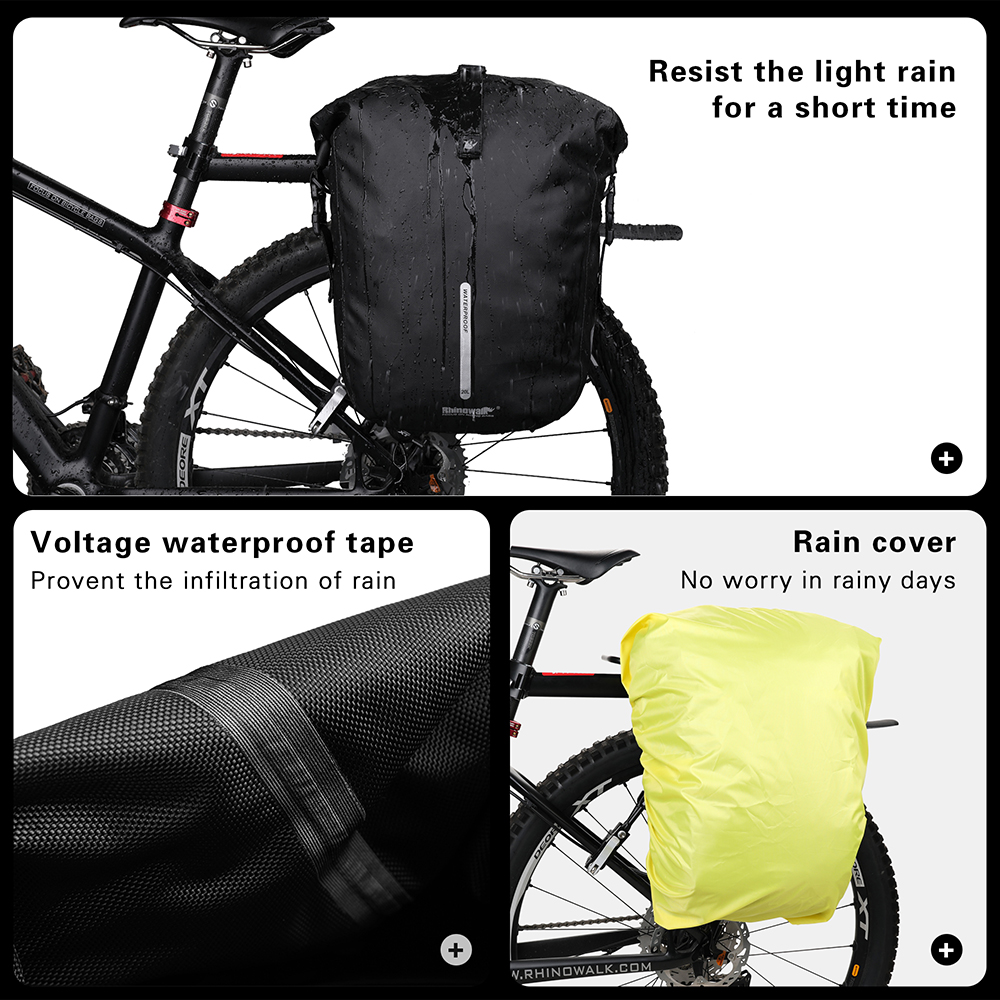 Rhinowalk จักรยานกันน้ำ Pannie - Panniers Waterproof Rear บทวิจารณ์และราคา