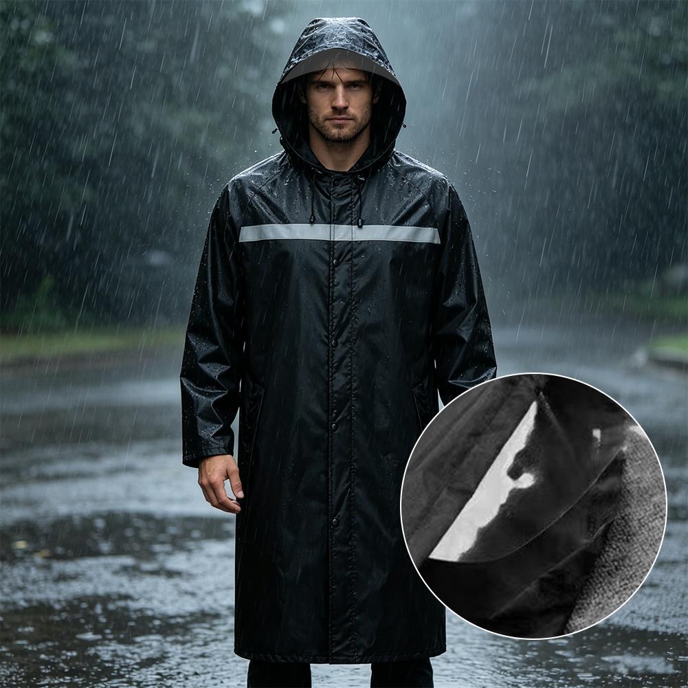 เสื้อกันฝนแบบมีฮู้ดกันน้ำ, เสื - Cycling Commute In Rain บทวิจารณ์และราคา