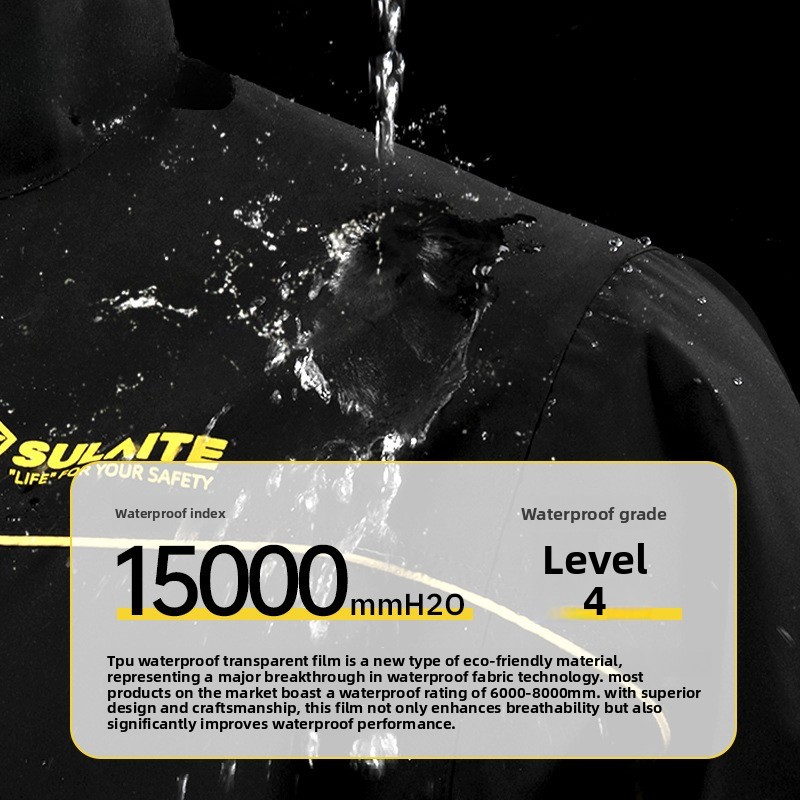 ชุดกันฝนสำหรับมอเตอร์ไซค์ Oxfo - Cycling Commute In Rain บทวิจารณ์และราคา