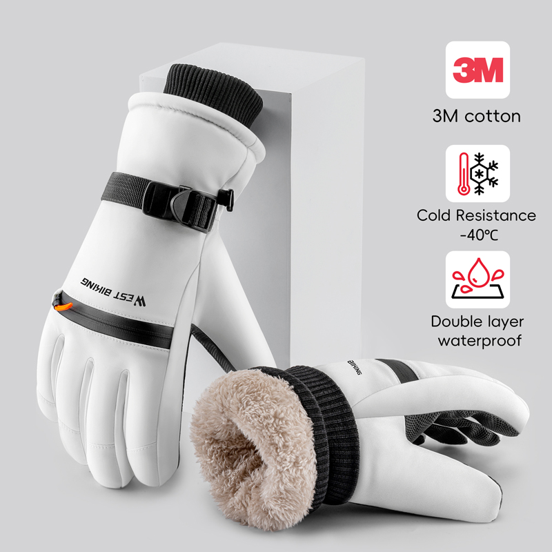 WEST BIKING 3M ถุงมือสกีผ้าฝ้า - Winter Cycling Commute Gear บทวิจารณ์และราคา