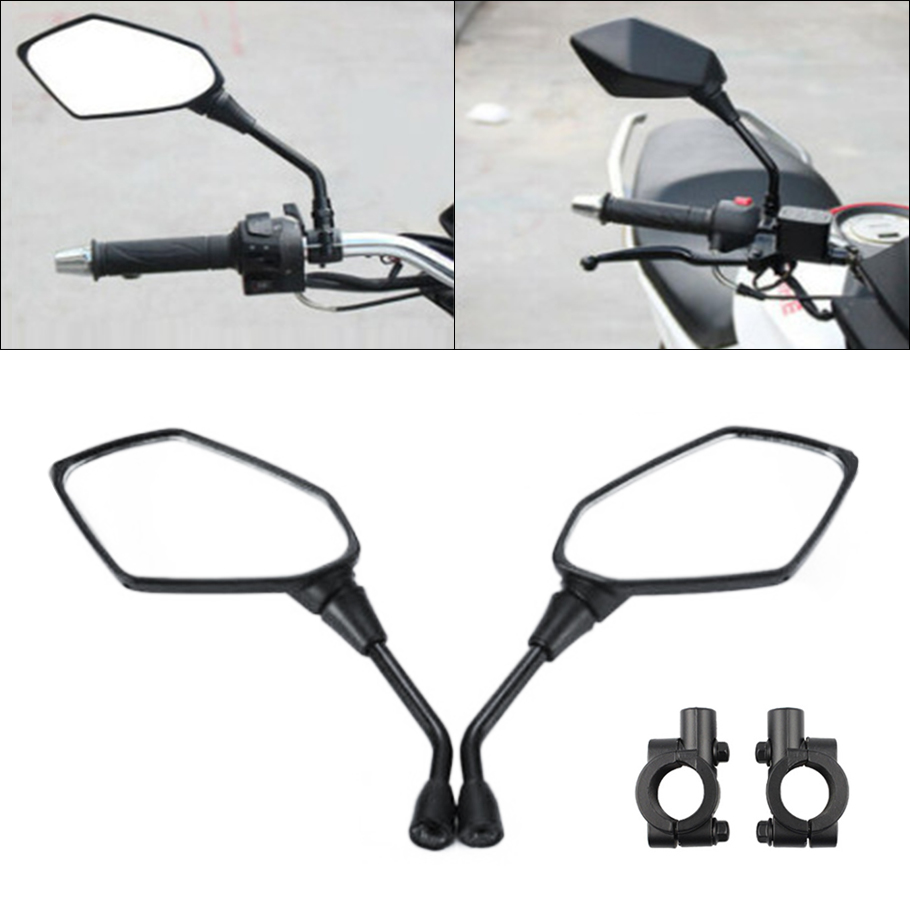 2 ชิ้น Universal รถจักรยานยนต์ - Mirror Handlebar Convex บทวิจารณ์และราคา