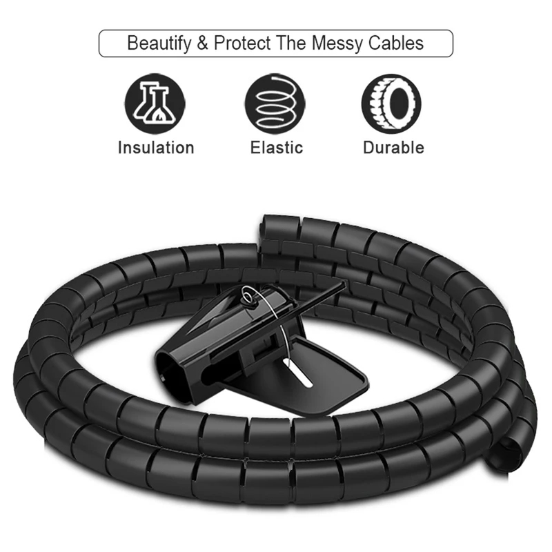 ท่อเก็บสายเคเบิลแบบยืดหยุ่น 2  - Cable Lock Flexible บทวิจารณ์และราคา