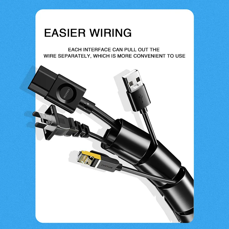 ท่อเก็บสายเคเบิลแบบยืดหยุ่น 2  - Cable Lock Flexible บทวิจารณ์และราคา