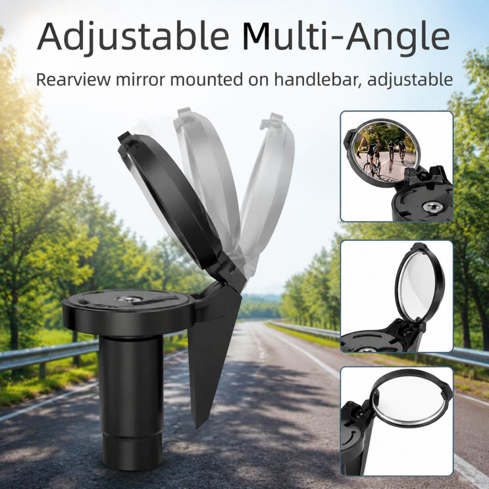 กระจกมองหลังติดปลายแฮนด์จักรยา - Mirror Handlebar Convex บทวิจารณ์และราคา