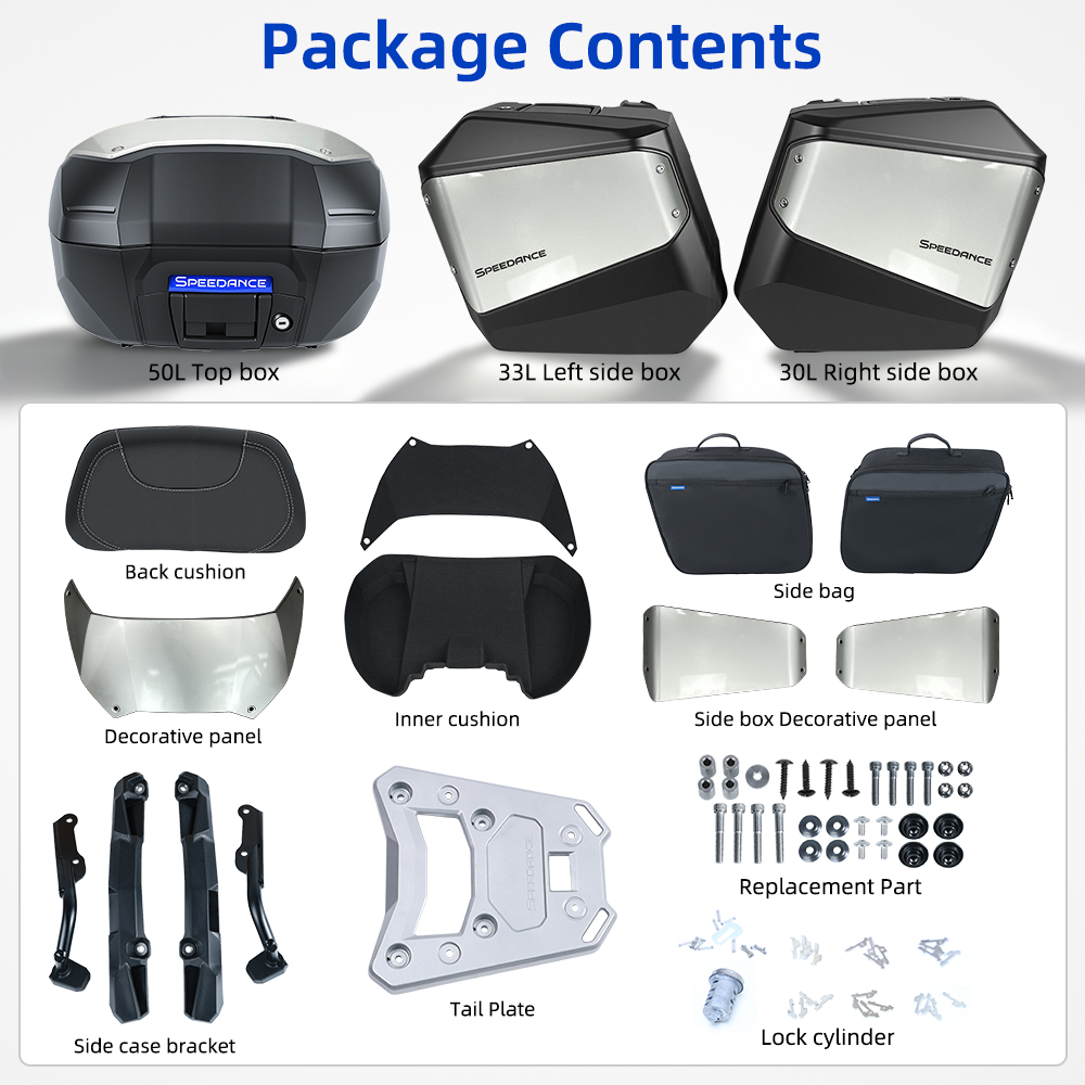 กล่องเก็บสัมภาระท้ายรถมอเตอร์ไ - Panniers Waterproof Rear บทวิจารณ์และราคา